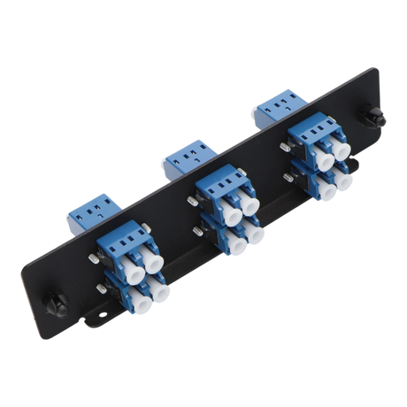 12F, LC-UPC Duplex (6) LGX Compatible Adapter Panel, Single-mode OS2