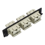 12F, SC-UPC Duplex (6) LGX Compatible Adapter Panel, Multimode OM1/OM2