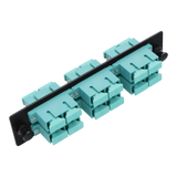 12F, SC-UPC Duplex (6) LGX Compatible Adapter Panel, Multimode OM3