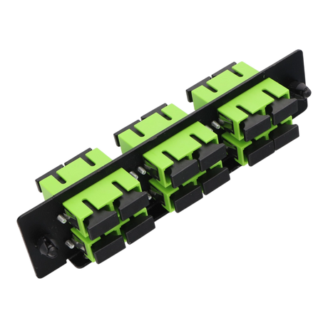 12F, SC-UPC Duplex (6) LGX Compatible Adapter Panel, Multimode OM5