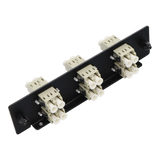 12F, LC-UPC Duplex (6) LGX Compatible Adapter Panel, Multimode OM1/OM2