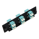 12F, LC-UPC Duplex (6) LGX Compatible Adapter Panel, Multimode OM4