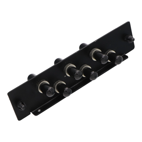 6F, ST-UPC Simplex (6) LGX Compatible Adapter Panel, Multimode OM1/OM2