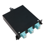12F, LC-UPC Duplex (6) to MTP-12-UPC, Type A, LGX Compatible Cassette, Multimode OM4