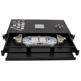 1U Rackmount, 3 Panel/Cassette, LGX Compatible Enclosure, Drawer Style