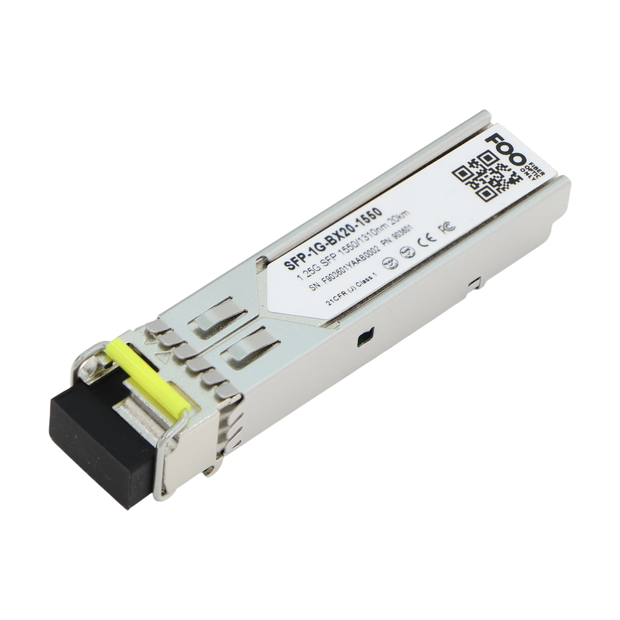 Optical Transceiver Module, SFP-1G-BX20-1550, 1.25G SFP 1550/1310nm