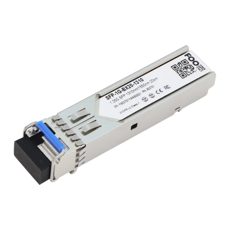 Optical Transceiver Module, SFP-1G-BX20-1310, 1.25G SFP 1310nm/1550nm