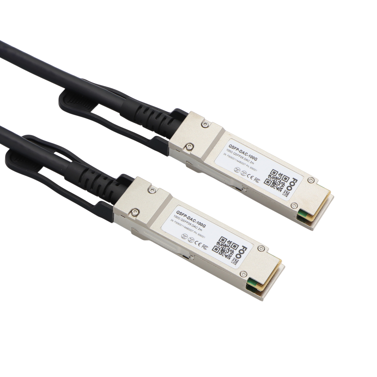 Direct Attach Copper Cable, QSFP-DAC-100G, 100G QSFP28 DAC