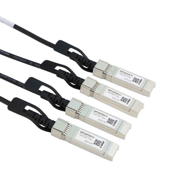 Direct Attach Copper Cable, QSFP-4SFP25G-CU, 100G QSFP28 DAC