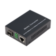 Unmanaged 10/100/1000Base-T RJ45 to 1000Base-X SFP Gigabit Ethernet Media Converter