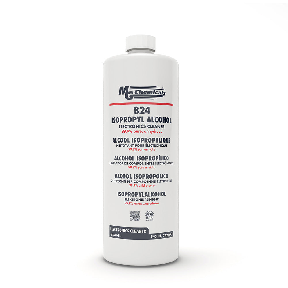 Isopropyl Alcohol, 99.9% Isopropyl Alcohol, Bottle (945 ml, 32 fl oz)