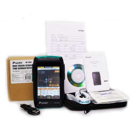 Fiber Optic Tool, Mini Touch-Screen Optical Time Domain Reflectometer